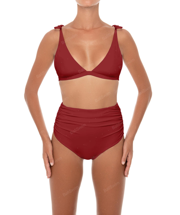 BSWS-T31 Tie Shoulder Bikini Top