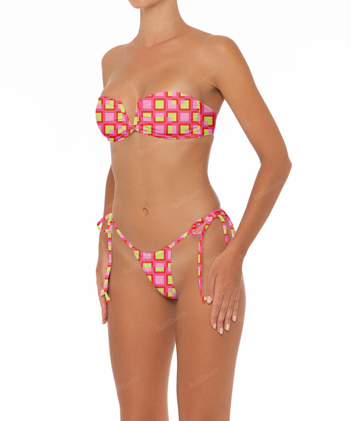 BSWS-T34 V-Wire Bandeau Bikini Top