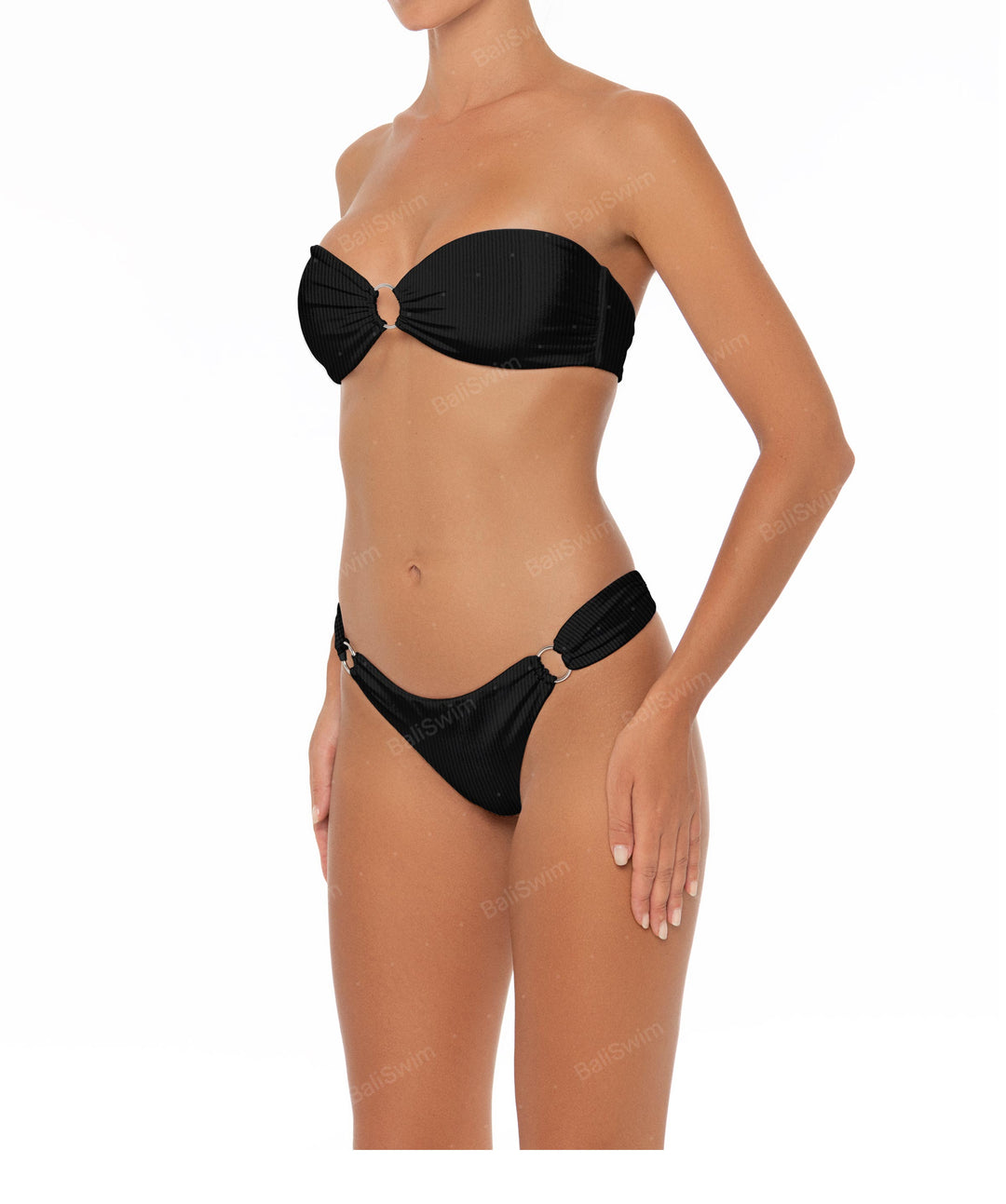 BSWS-T35 O-Ring Bandeau Bikini Top