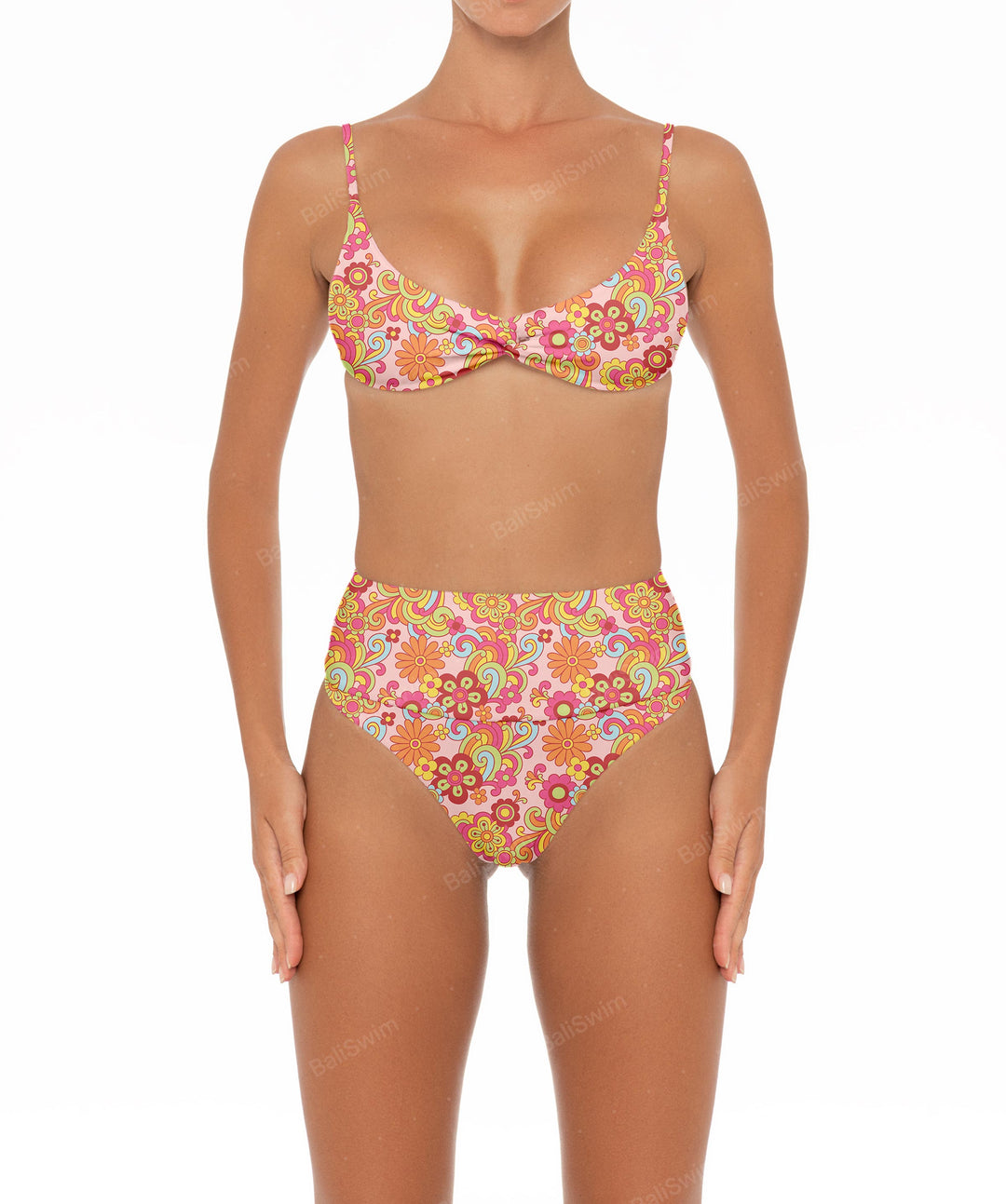 BSWS-T37 Chain Knotted Bikini Top