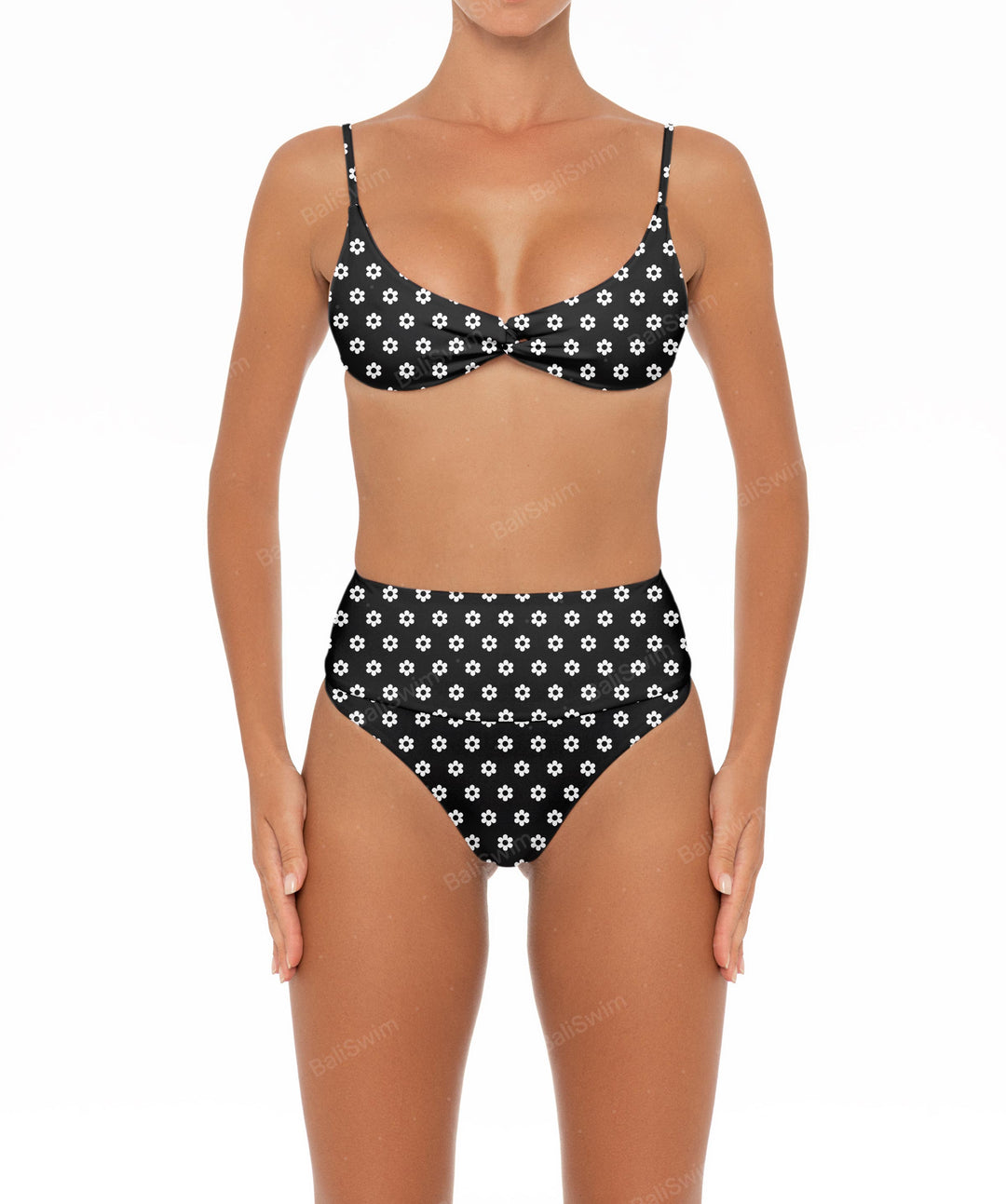 BSWS-B37 High Rise Bikini Bottom