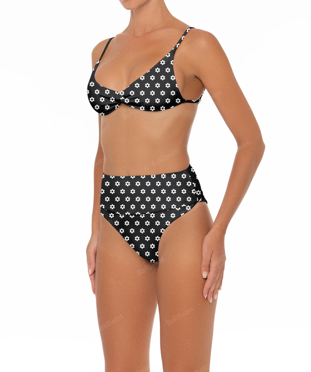 BSWS-B37 High Rise Bikini Bottom