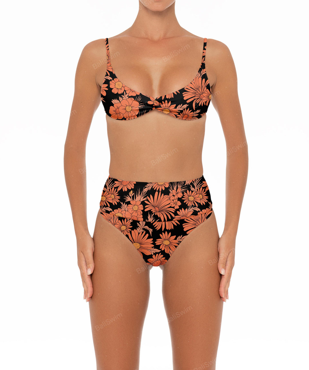 BSWS-T37 Chain Knotted Bikini Top