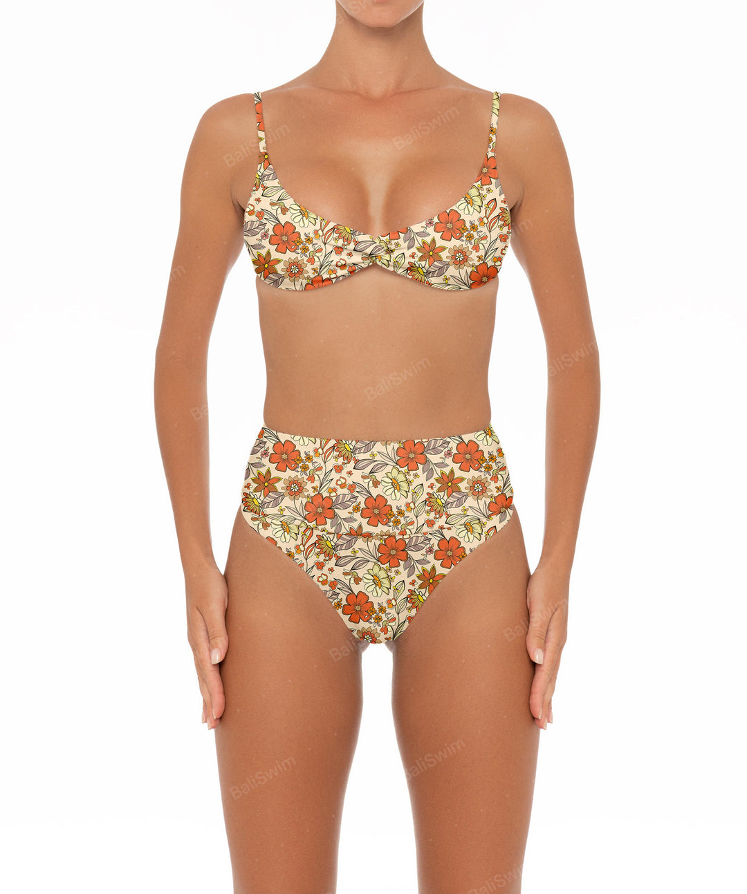 BSWS-T37 Chain Knotted Bikini Top