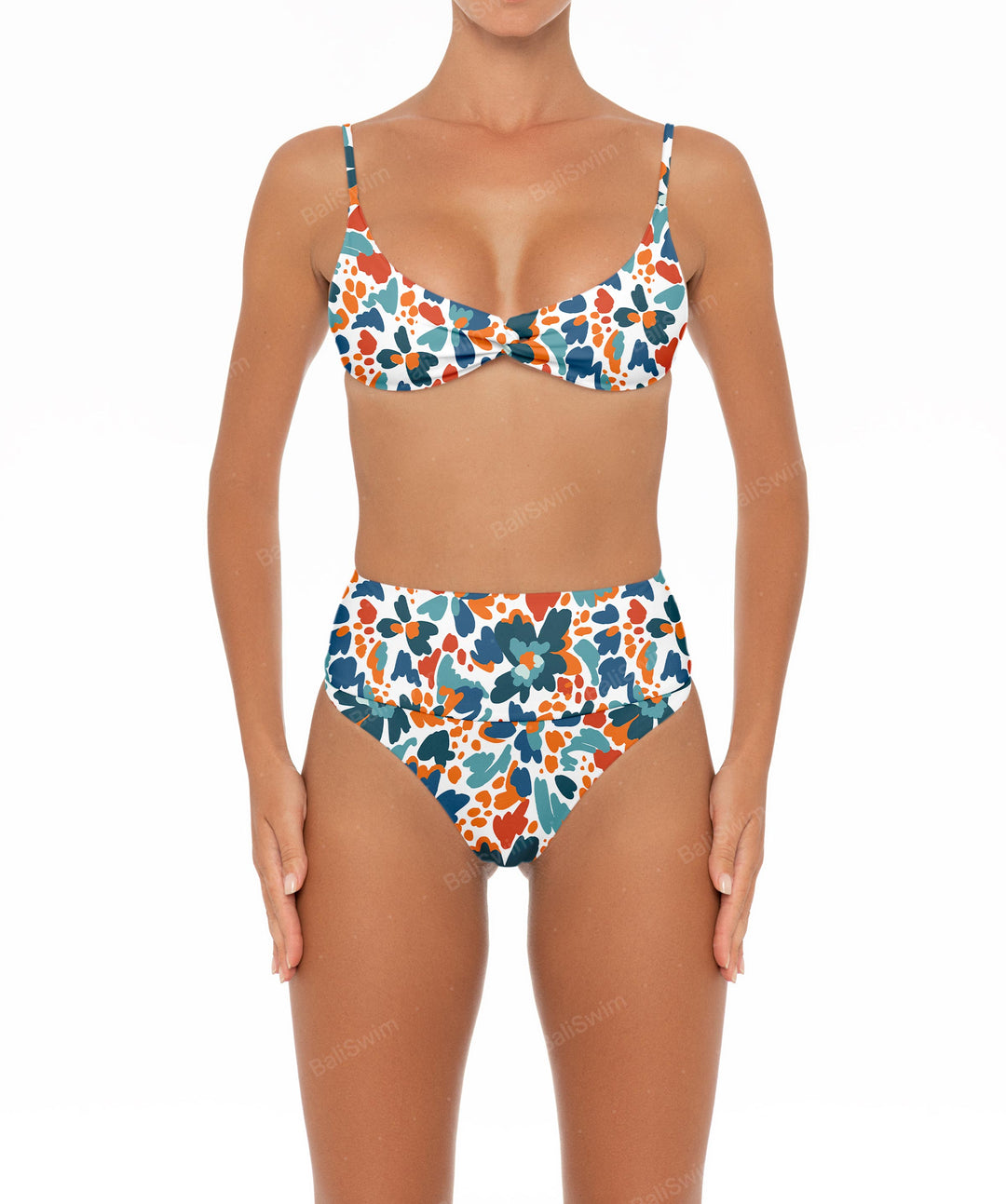 BSWS-T37 Chain Knotted Bikini Top