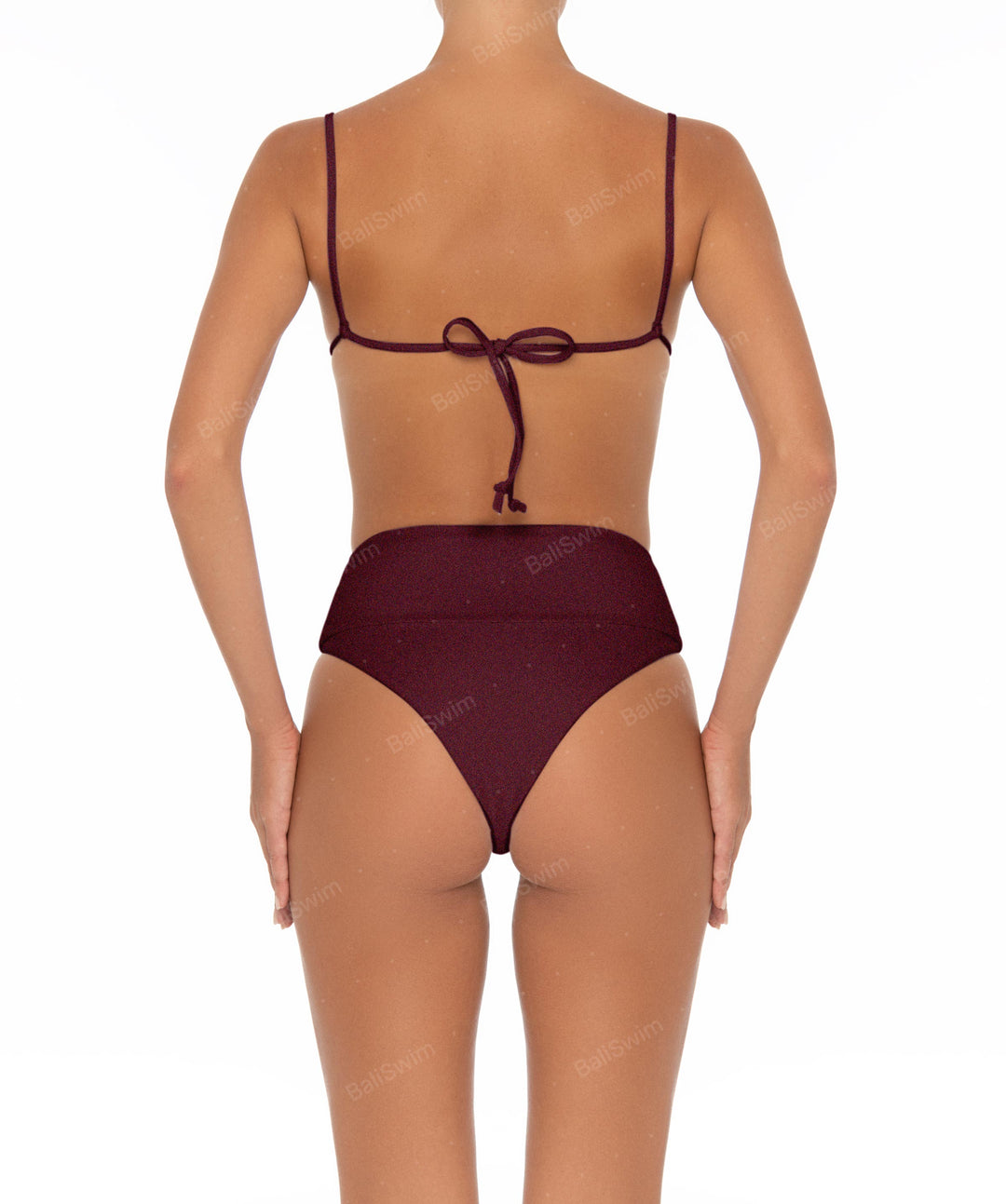 BSWS-B37 High Rise Bikini Bottom