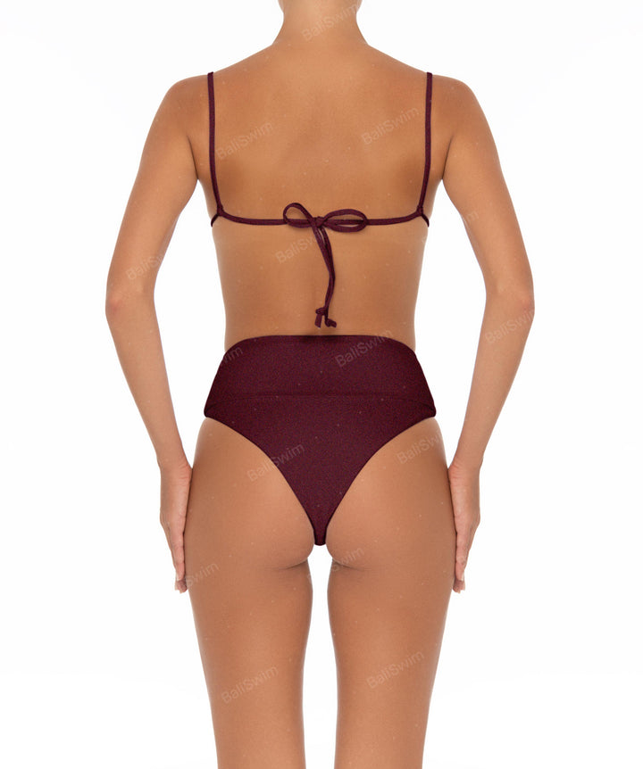 BSWS-B37 High Rise Bikini Bottom