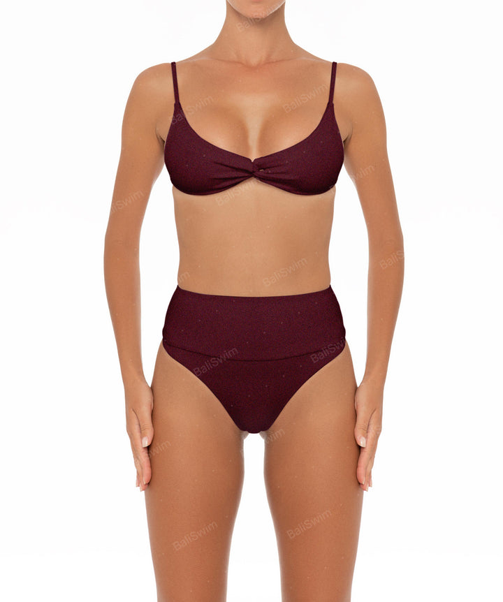 BSWS-B37 High Rise Bikini Bottom
