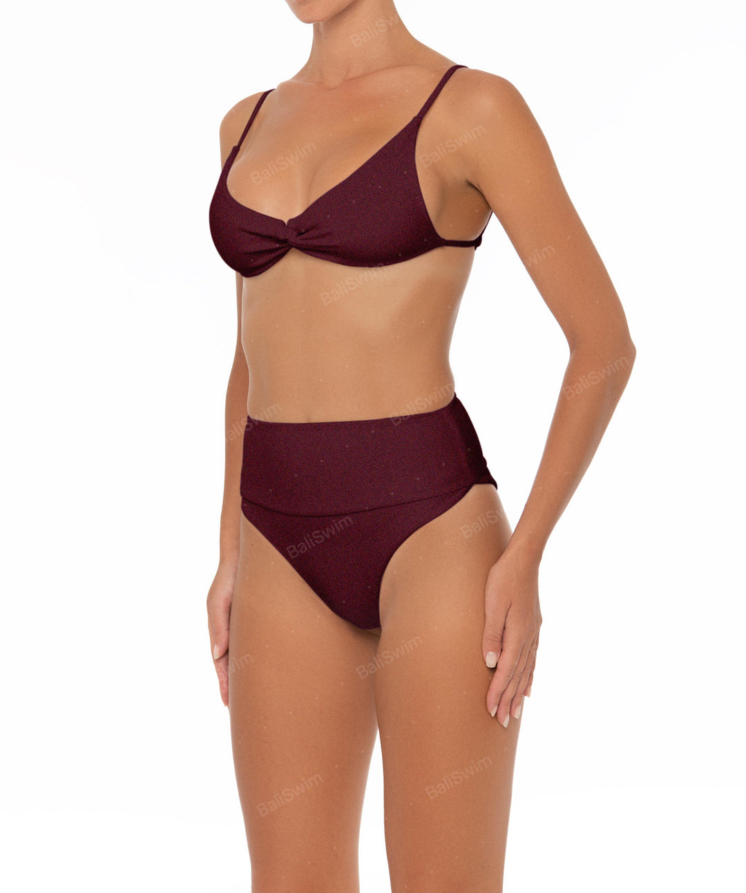 BSWS-B37 High Rise Bikini Bottom