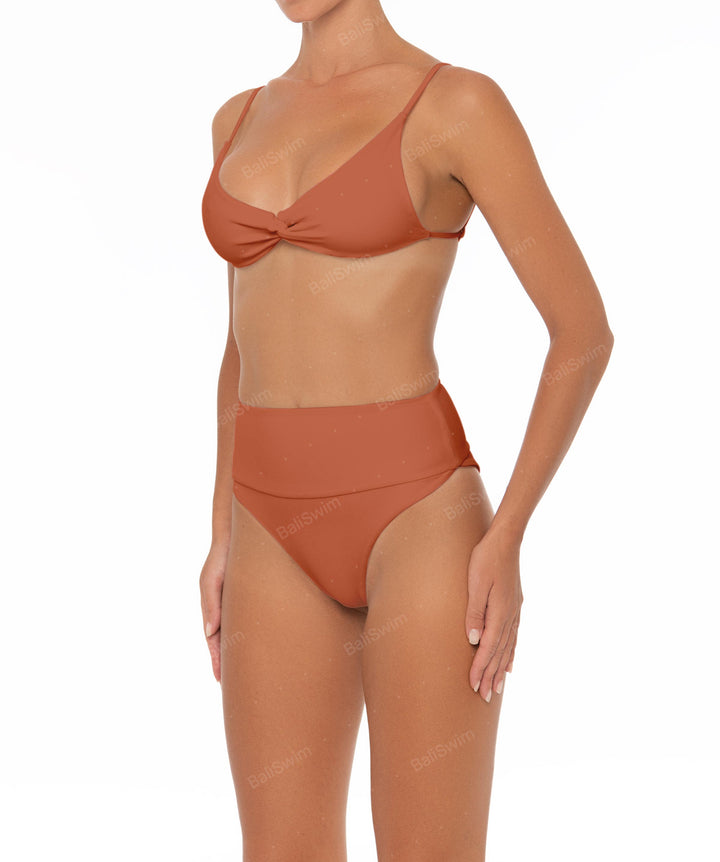 BSWS-B37 High Rise Bikini Bottom