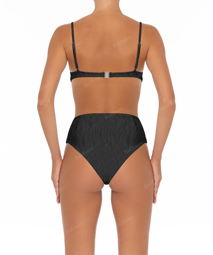 BSWS-B40 Darted High Rise Bikini Bottom