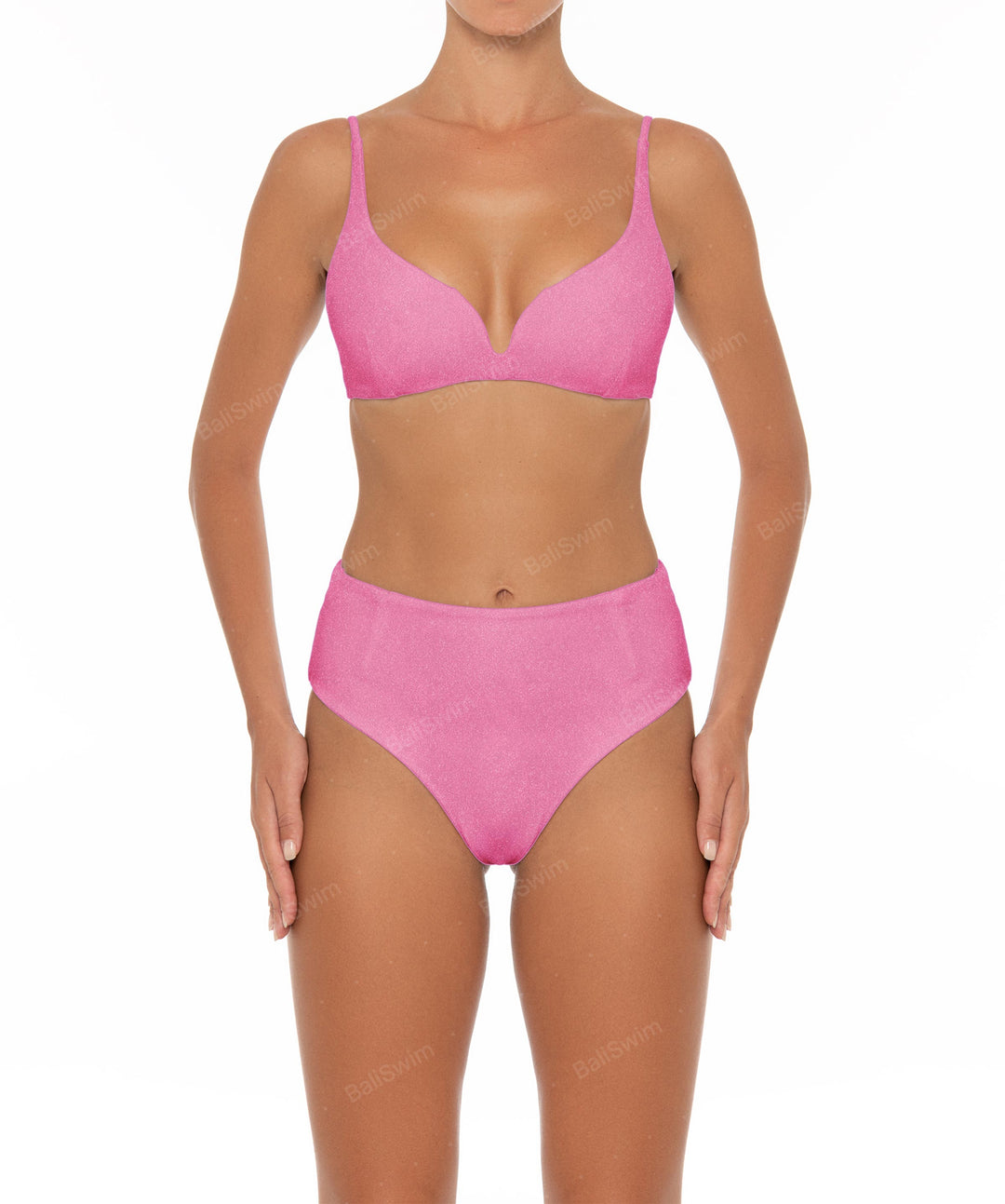 BSWS-B40 Darted High Rise Bikini Bottom