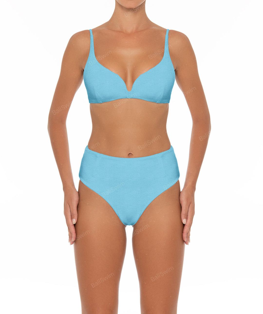 BSWS-B40 Darted High Rise Bikini Bottom