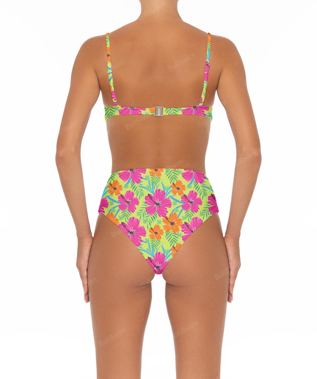 BSWS-B40 Darted High Rise Bikini Bottom