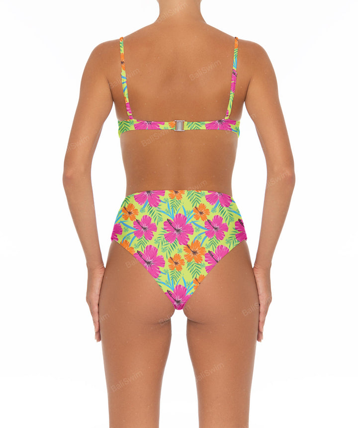 BSWS-B40 Darted High Rise Bikini Bottom