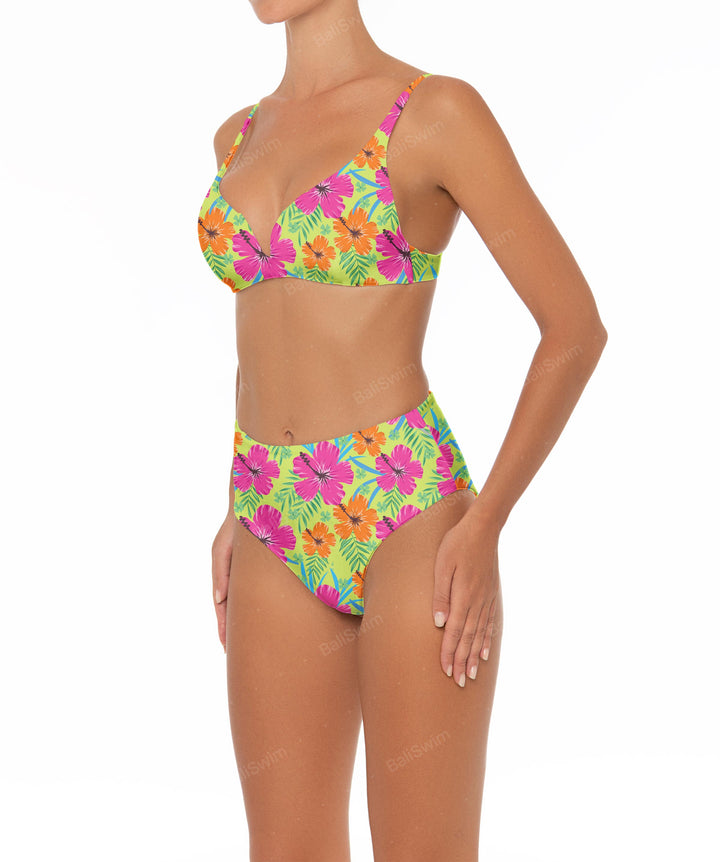 BSWS-B40 Darted High Rise Bikini Bottom