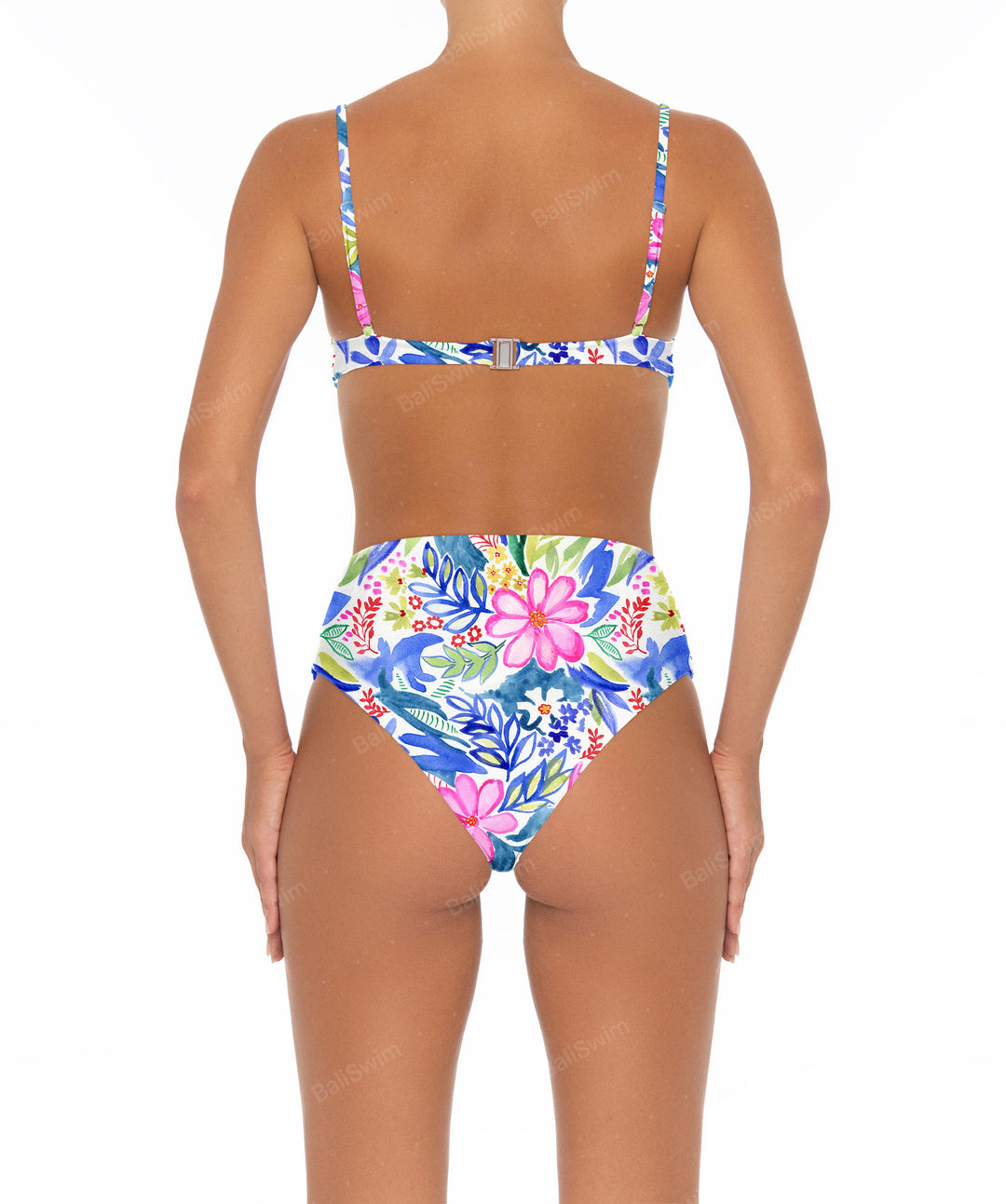 BSWS-B40 Darted High Rise Bikini Bottom