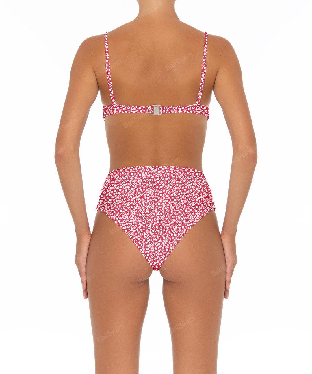 BSWS-B40 Darted High Rise Bikini Bottom