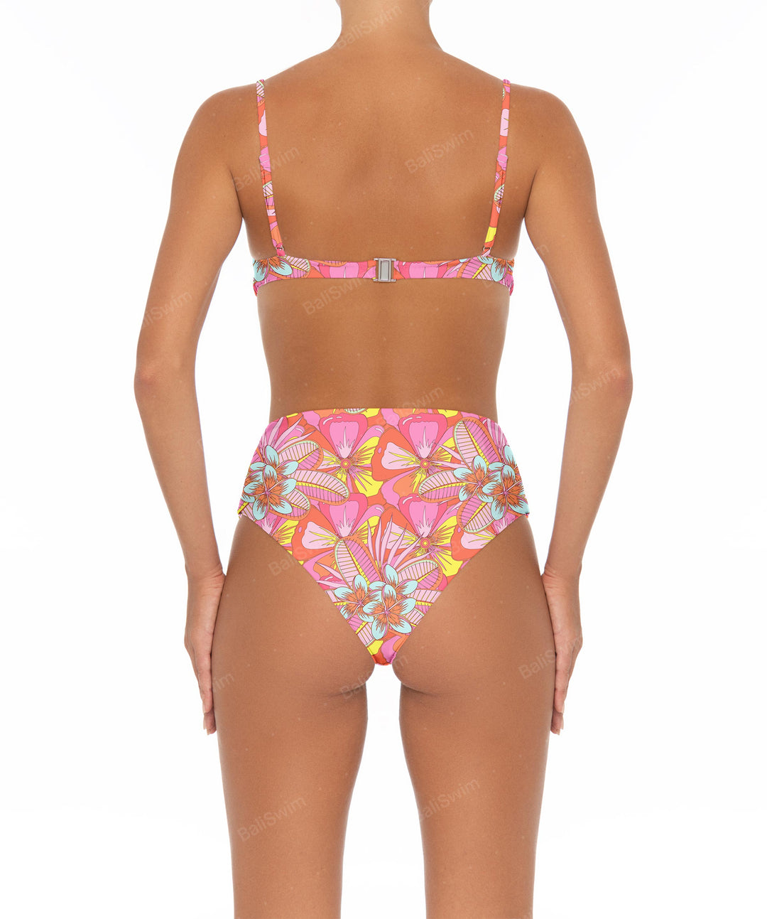 BSWS-B40 Darted High Rise Bikini Bottom