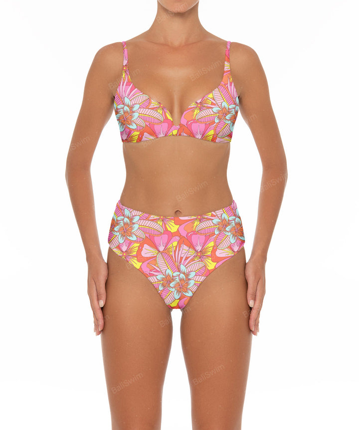 BSWS-B40 Darted High Rise Bikini Bottom