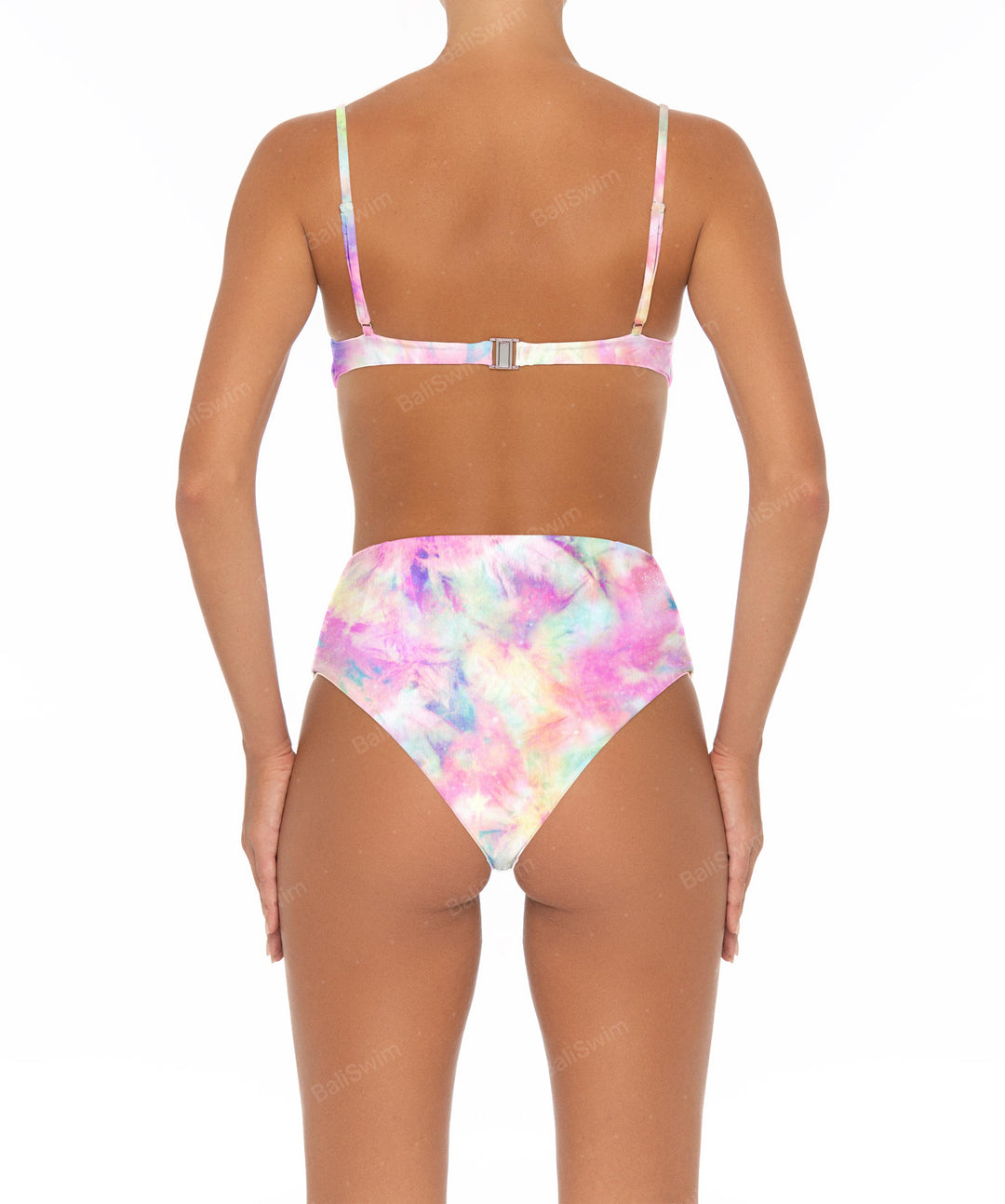 BSWS-B40 Darted High Rise Bikini Bottom
