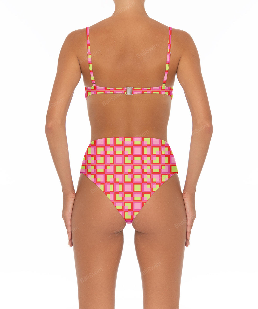 BSWS-B40 Darted High Rise Bikini Bottom