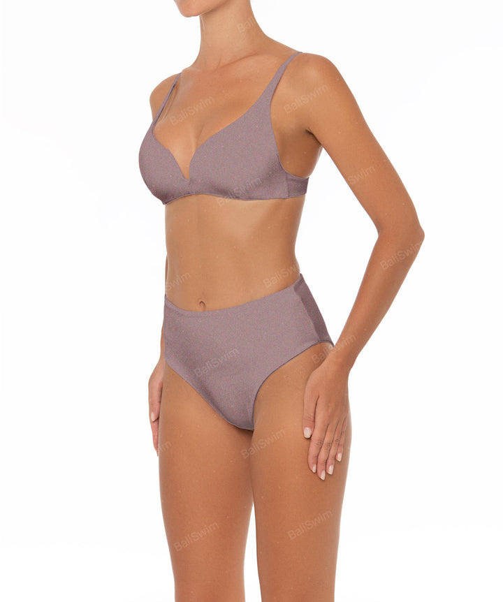BSWS-B40 Darted High Rise Bikini Bottom