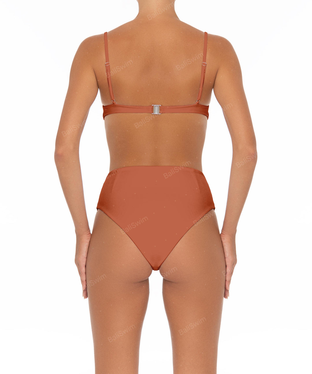BSWS-B40 Darted High Rise Bikini Bottom