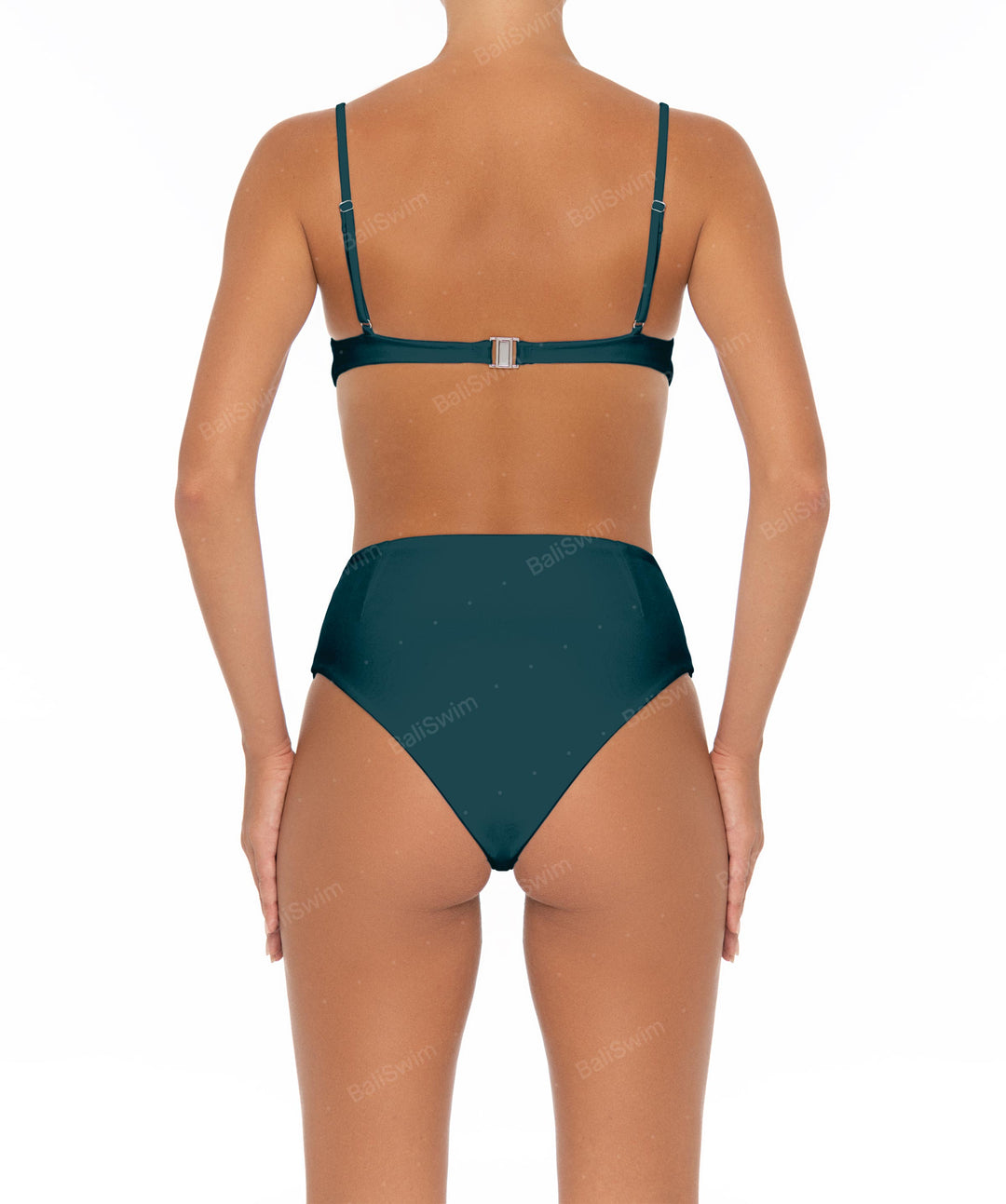 BSWS-B40 Darted High Rise Bikini Bottom