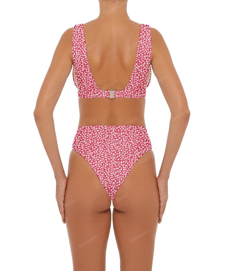 BSWS-T55 Plunge Neck Bikini Top