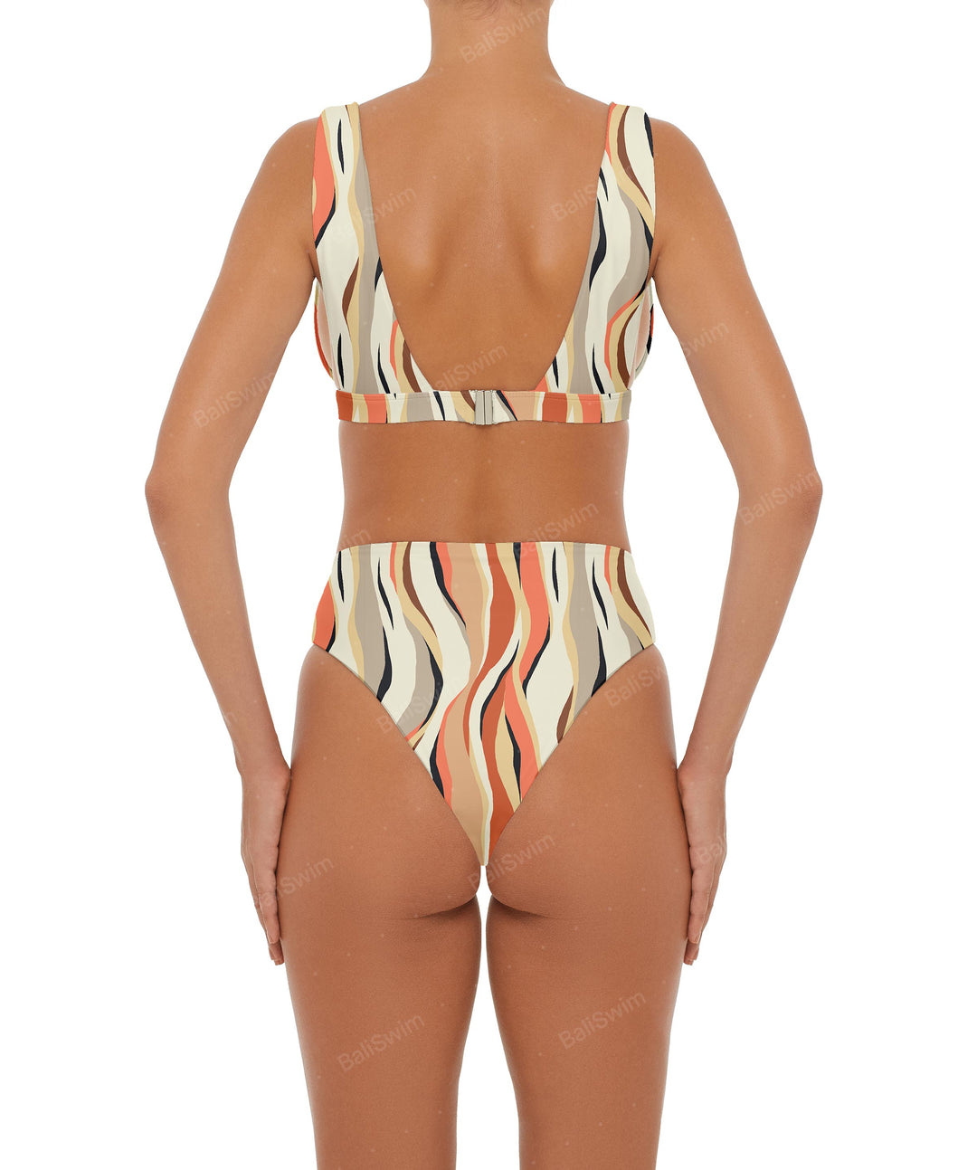 BSWS-B55 High Rise Bikini Bottom