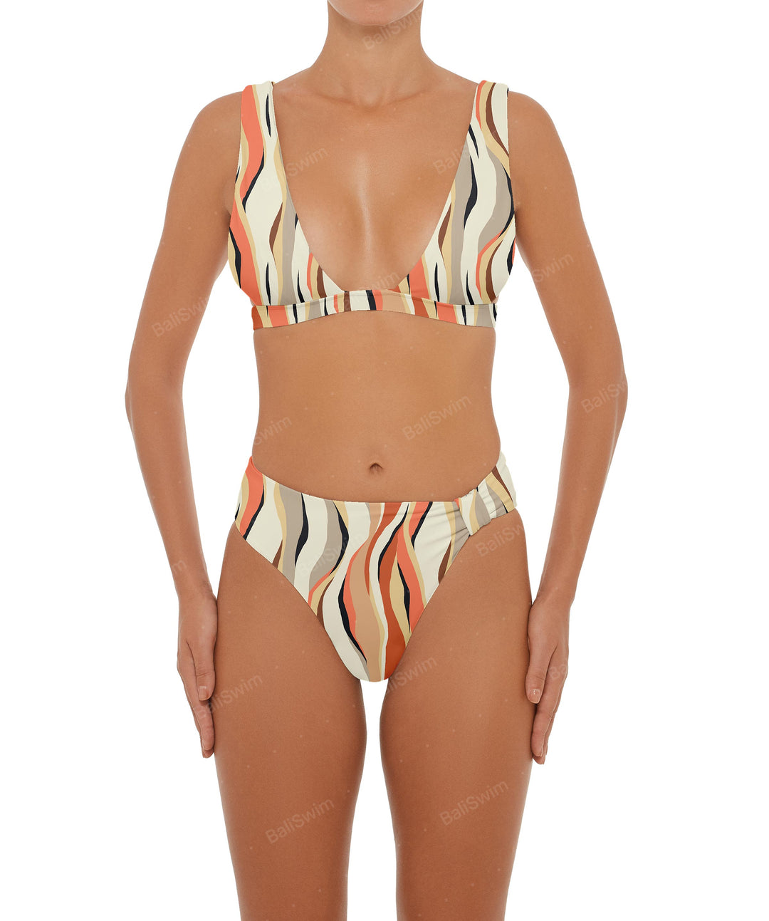 BSWS-B55 High Rise Bikini Bottom