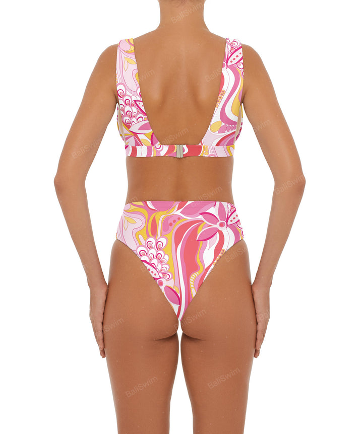 BSWS-T55 Plunge Neck Bikini Top