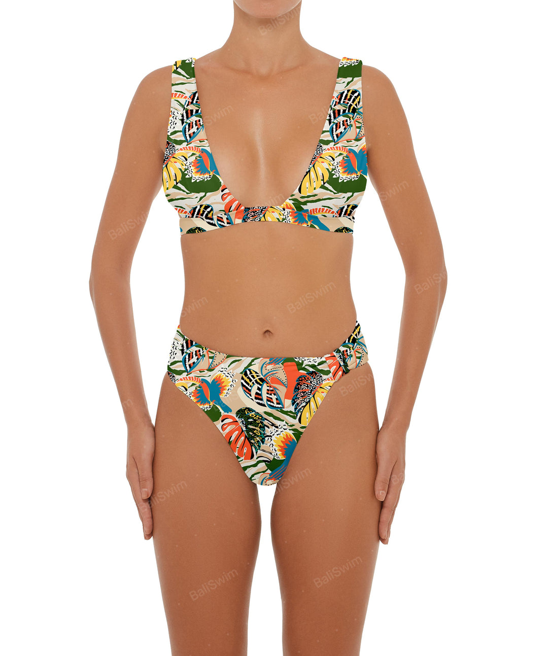 BSWS-B55 High Rise Bikini Bottom