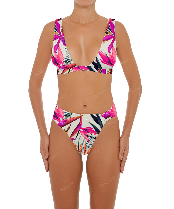 BSWS-T55 Plunge Neck Bikini Top