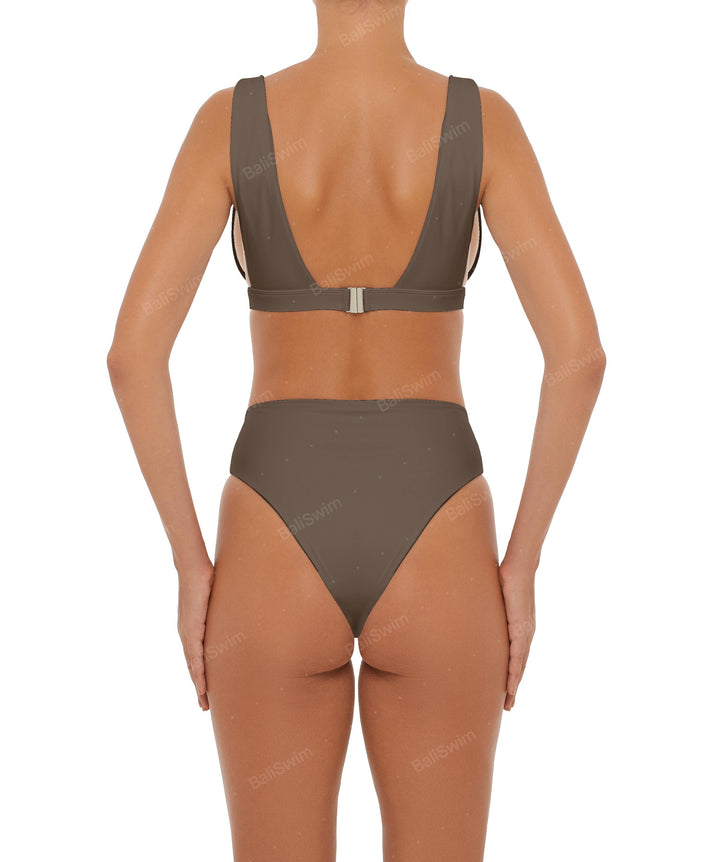 BSWS-T55 Plunge Neck Bikini Top