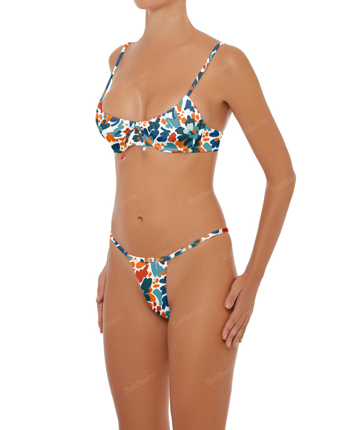 BSWS-B63 Ruched Bikini Bottom