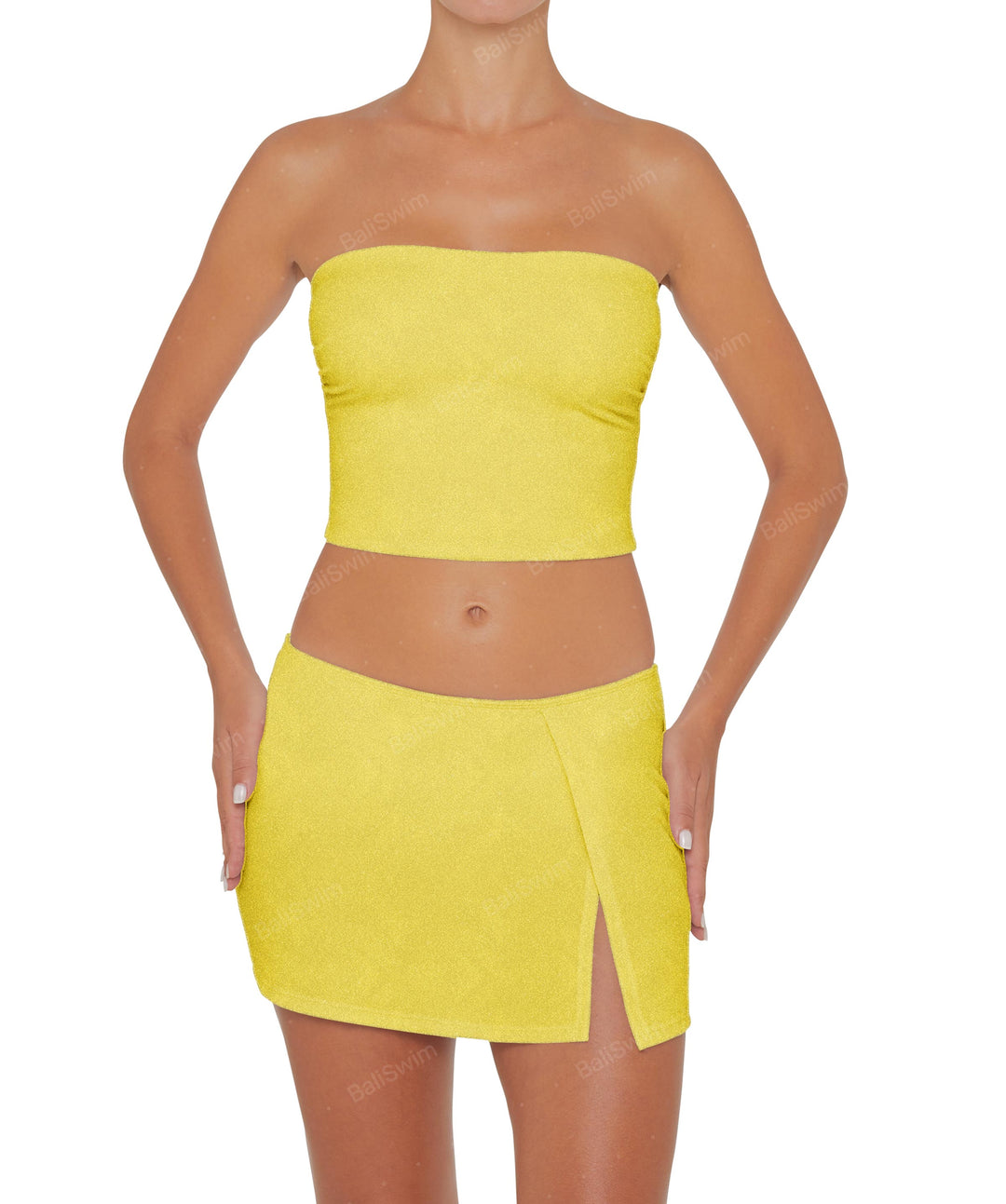 BSWS-T82 Bandeau Tankini Top