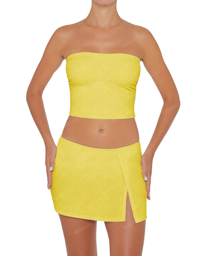 BSWS-T82 Bandeau Tankini Top