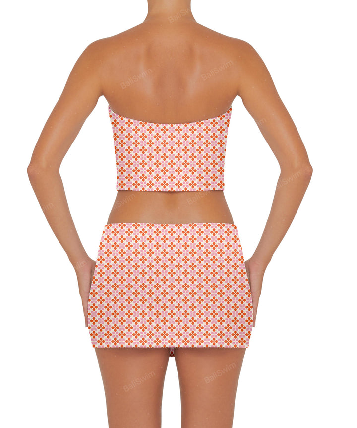 BSWS-T82 Bandeau Tankini Top