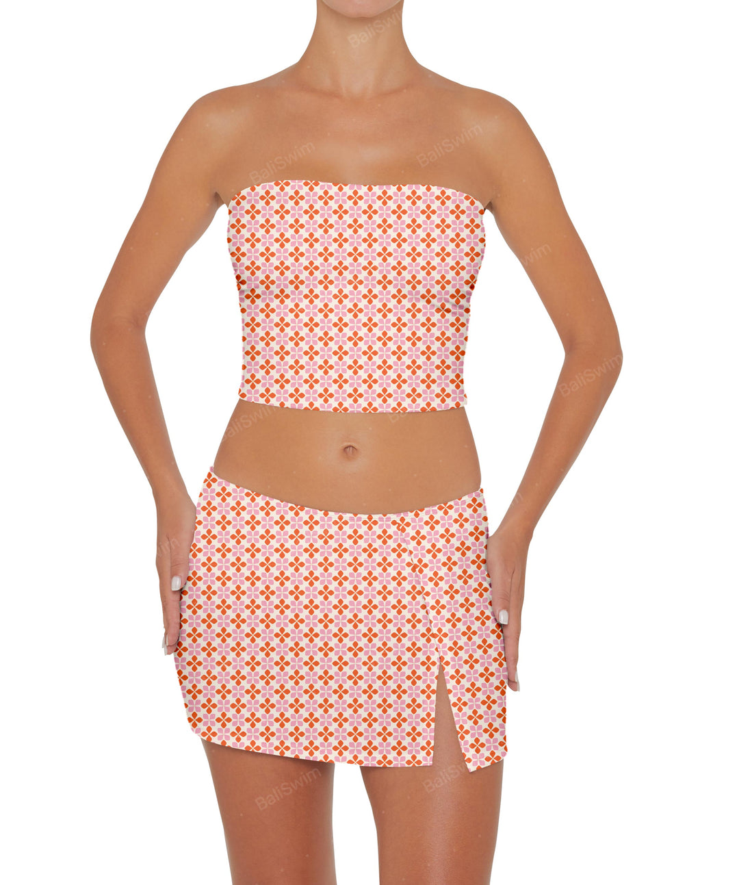 BSWS-T82 Bandeau Tankini Top