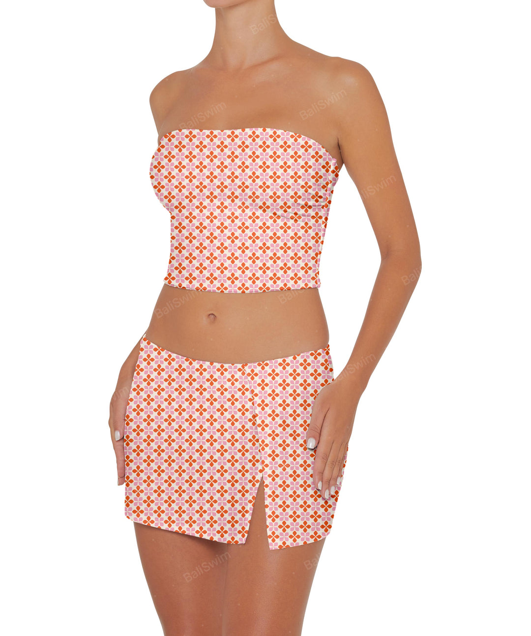 BSWS-T82 Bandeau Tankini Top