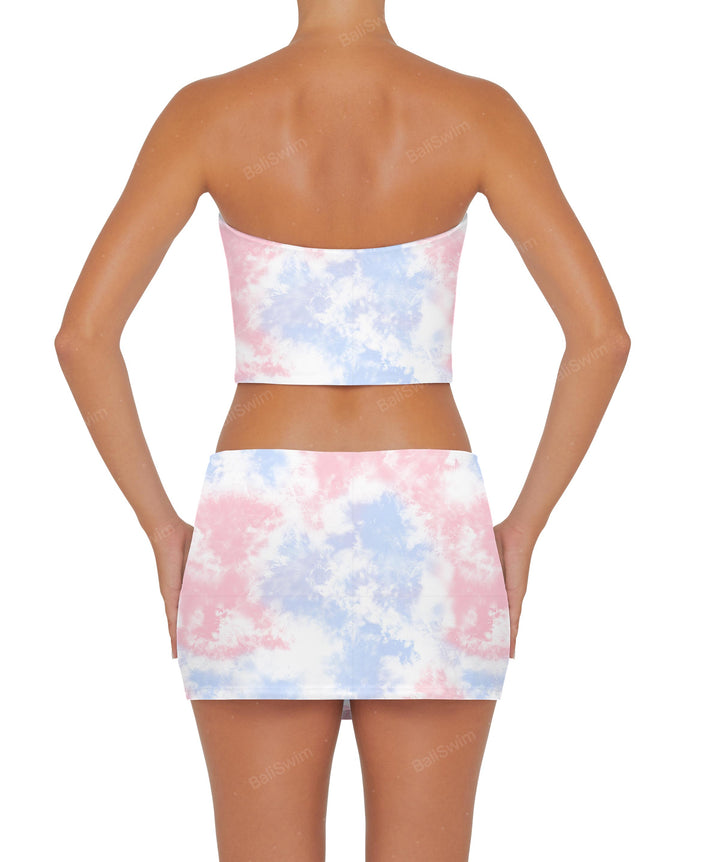 BSWS-T82 Bandeau Tankini Top