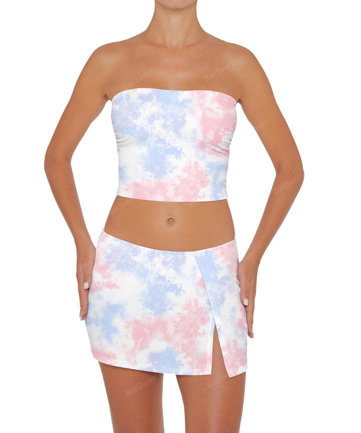 BSWS-T82 Bandeau Tankini Top