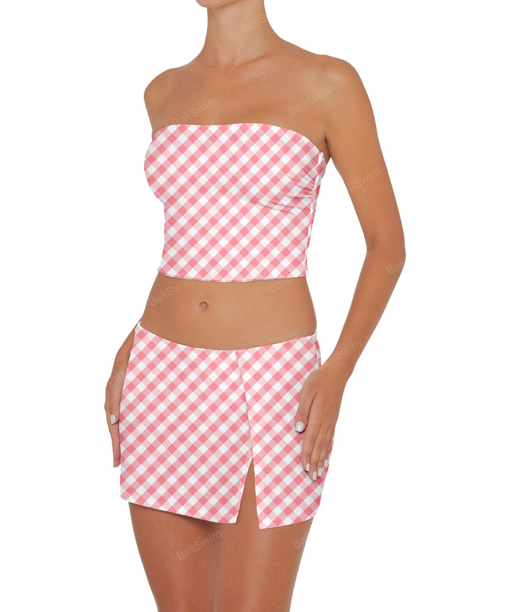 BSWS-T82 Bandeau Tankini Top