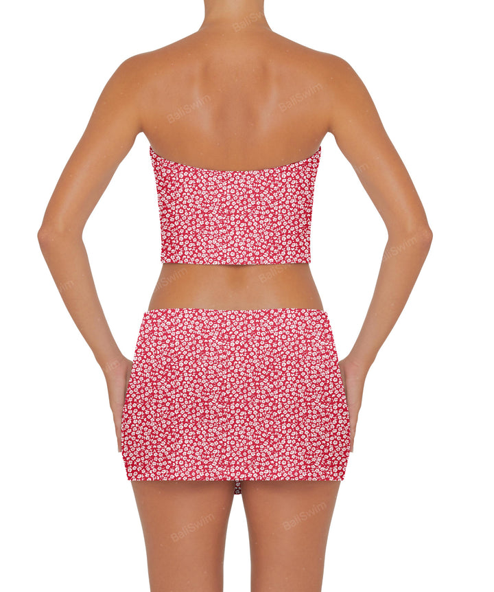 BSWS-T82 Bandeau Tankini Top