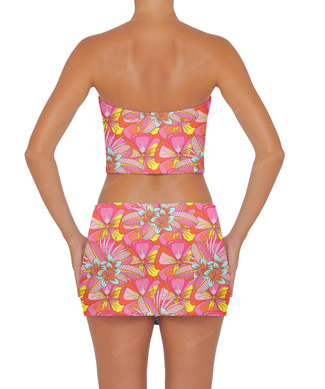 BSWS-T82 Bandeau Tankini Top