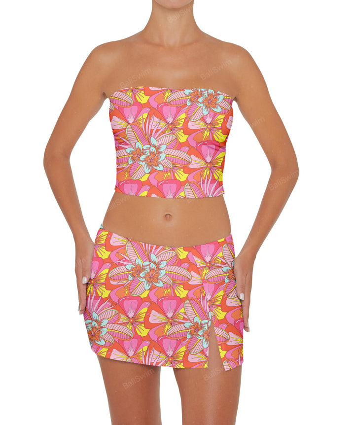 BSWS-T82 Bandeau Tankini Top