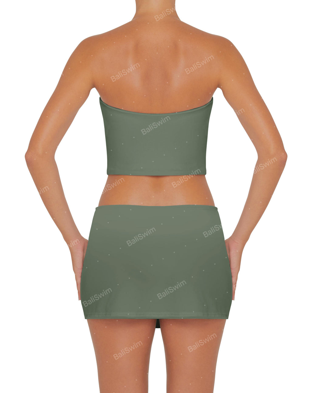 BSWS-T82 Bandeau Tankini Top