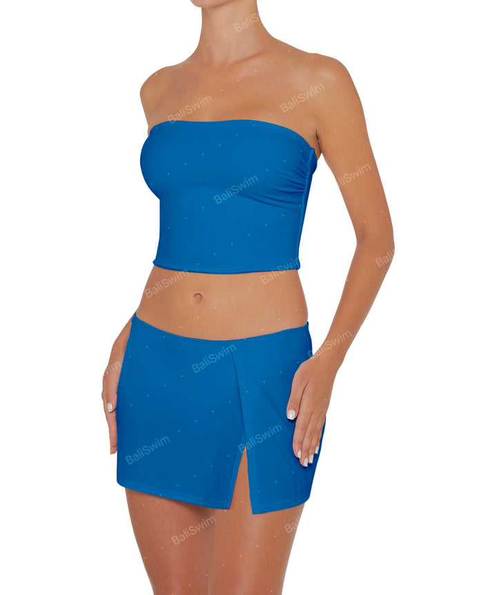 BSWS-T82 Bandeau Tankini Top